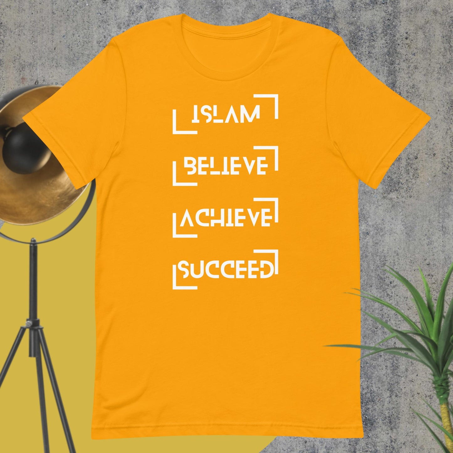 Islam, Believe, Achieve, Succeed- Unisex t-shirt