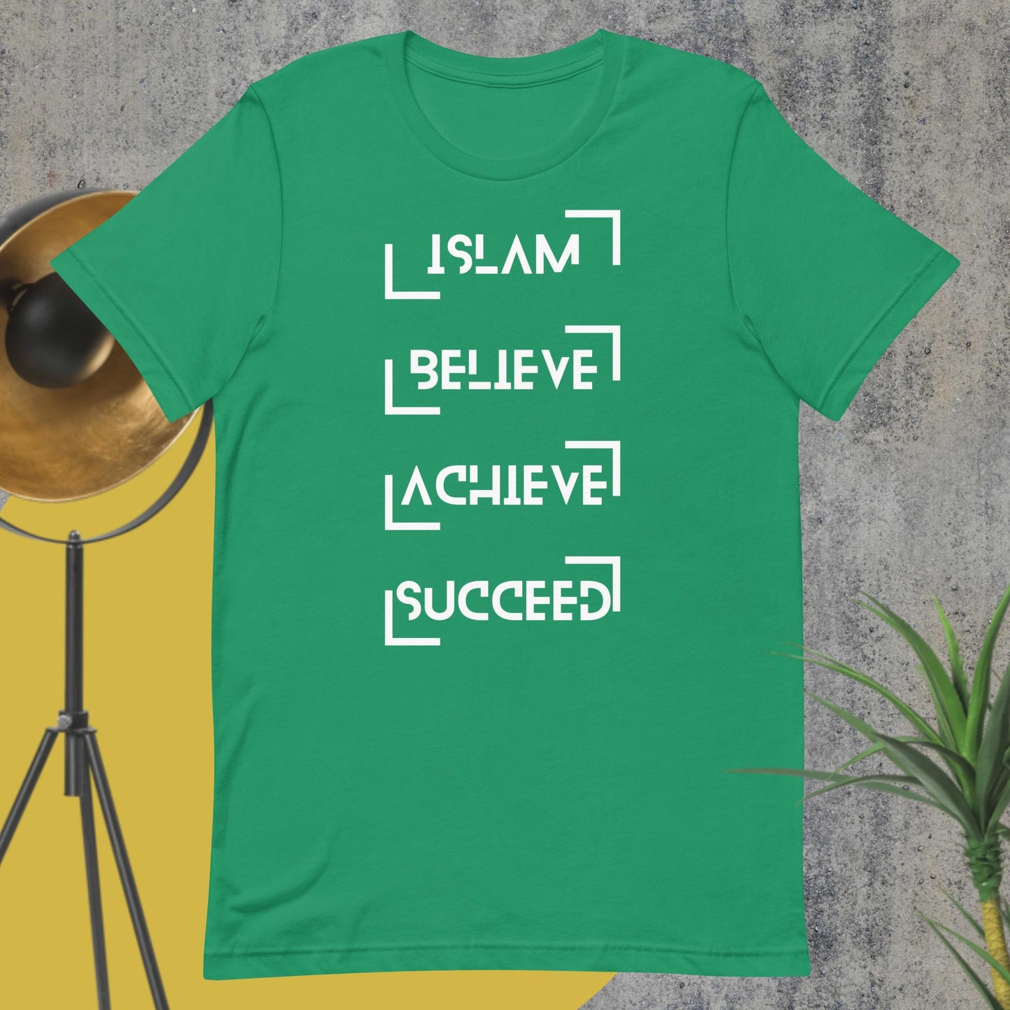 Islam, Believe, Achieve, Succeed- Unisex t-shirt